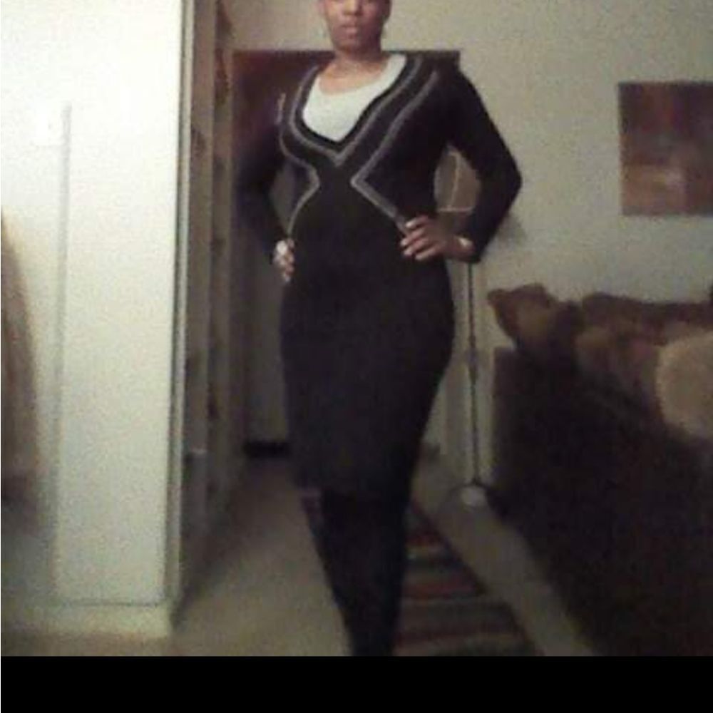 Mossimo V-Neck Sweater Dress